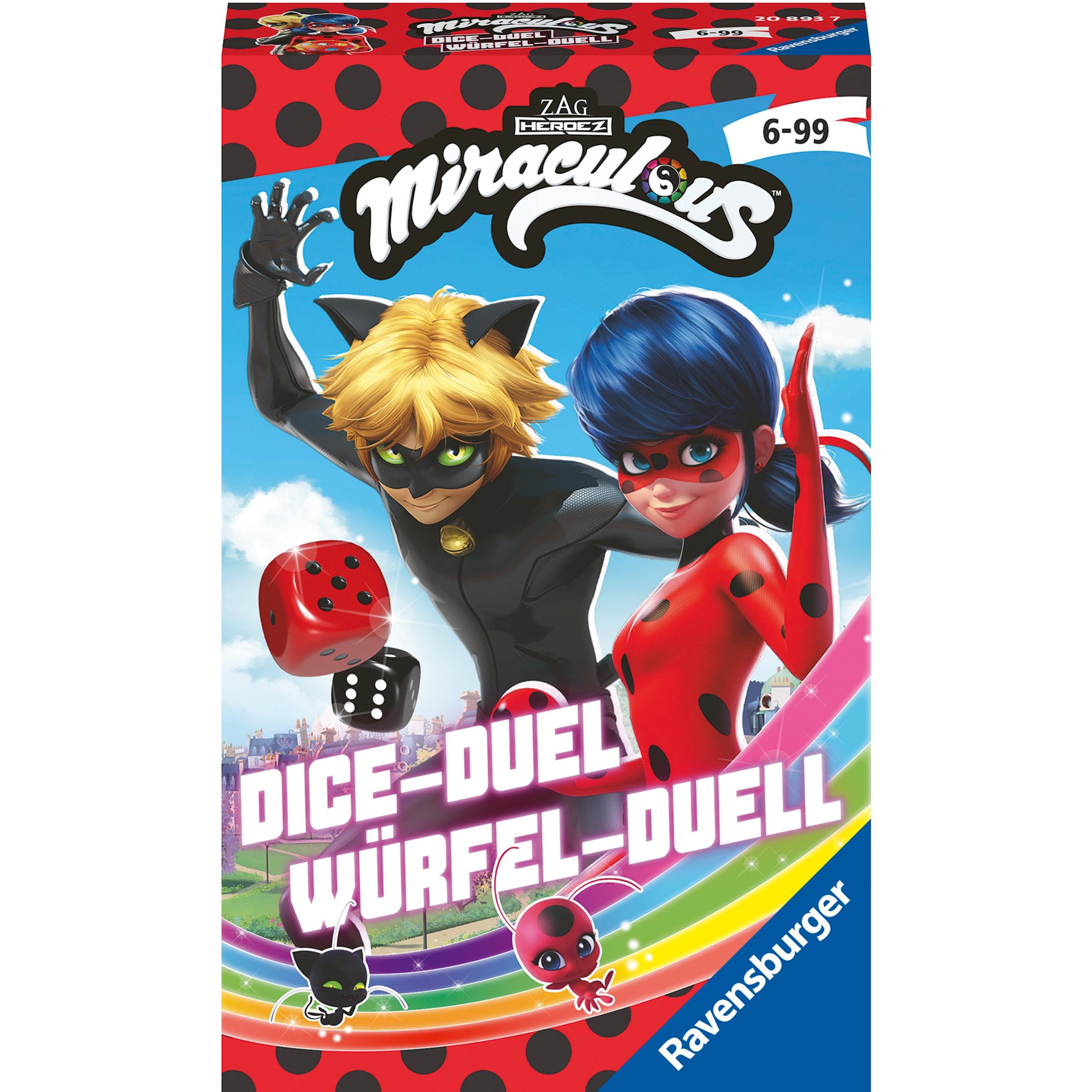 Ravensburger Miraculous Würfel-Duell (Portugiesisch, Italienisch, Französisch, Multilingual, Spanisch, Englisch, Deutsch...
