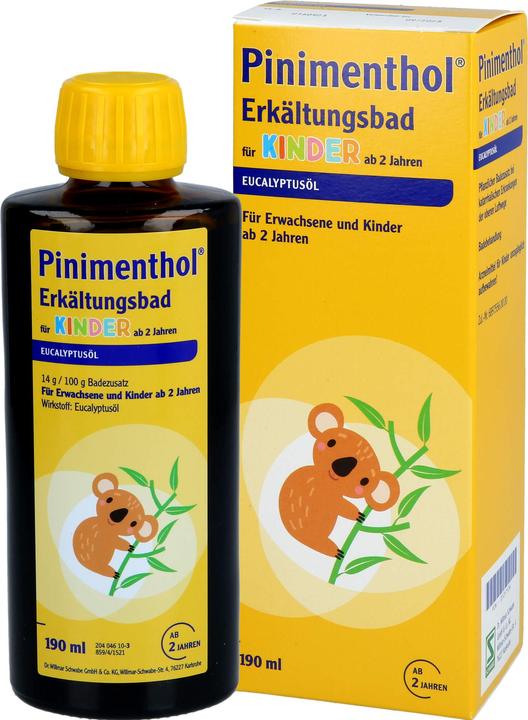 Actual product image Pinimenthol Eucalyptus oil cold bath for children from 2, 190 ml bath additive (190 ml)