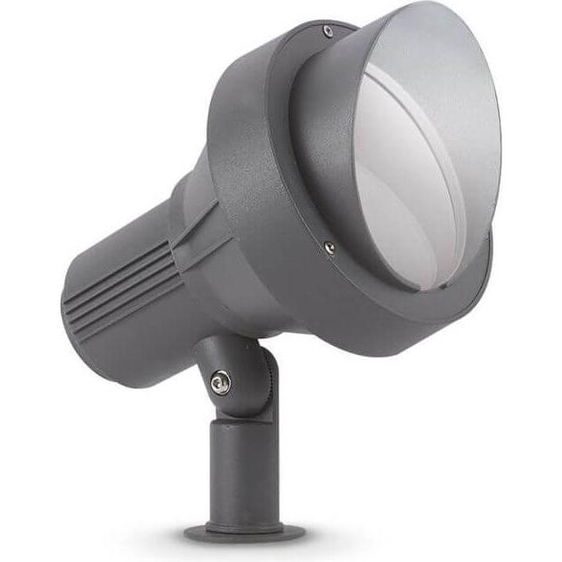 Ideal lux, Gartenbeleuchtung, TERRA Bodenleuchte E27 dimmbar Anthrazit IP65 033044 (E27, IP67)
