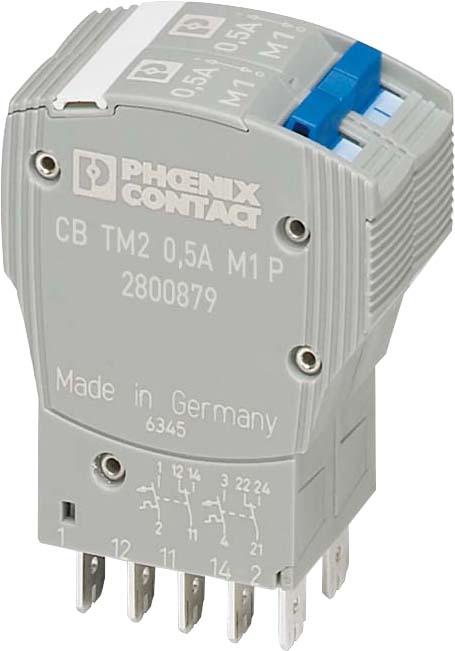 Produktbild Phoenix PHO CB TM2 3A M1 P 2800882 GerÃ¤teschutzschalter thermo. 2p M1 2We