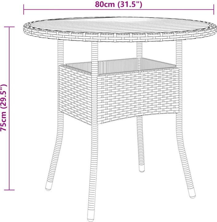 Image du produit vidaXL Arlette (80 cm)