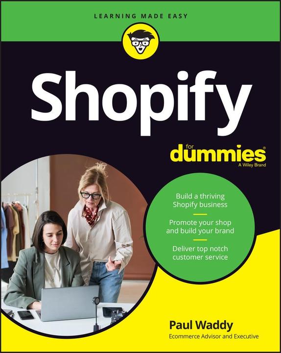 Actual product image Shopify For Dummies (English, Paul Waddy, 2022)
