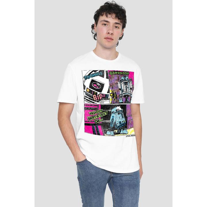 Immagine prodotto Star Wars To The Rescue Maglietta R2-D2 Uomo (XL)