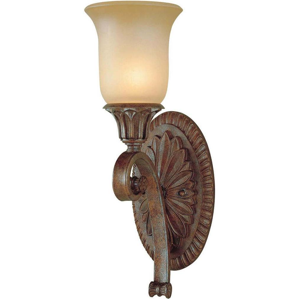Elstead Lighting, Wandleuchte + Deckenleuchte, Stirling Castle Wandleuchte E14 Britische Bronze (E14)