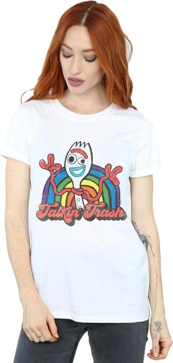 Immagine prodotto Disney Toy Story 4 Forky Talkin' Trash Maglietta Ampia Donna (M)
