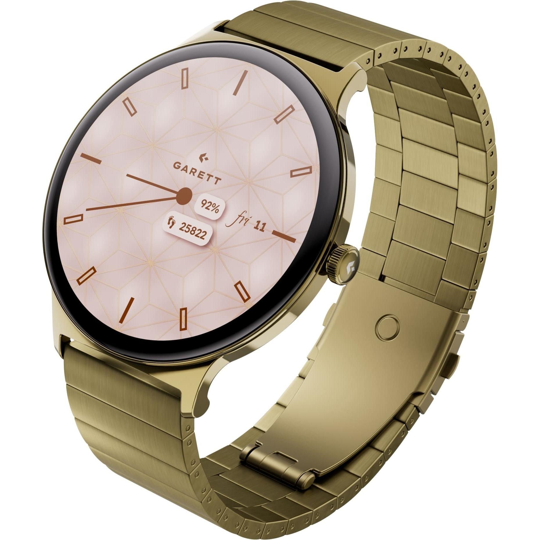 Garett Smartwatch Verona 2 zlatá SOLID steel, Smartwatch