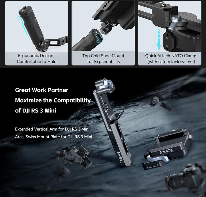 Image du produit SmallRig Poignée Sling (Poignée Gimbal)