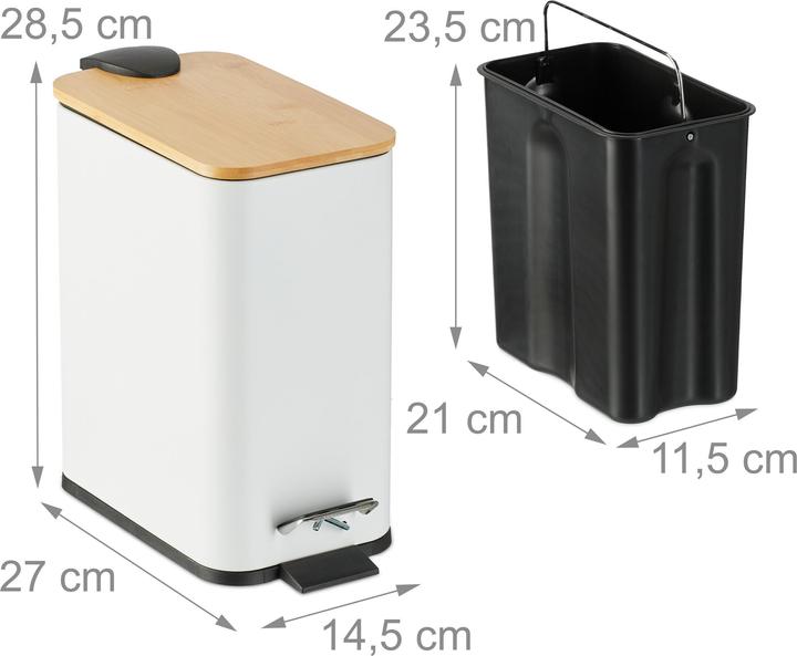 Actual product image Relaxdays Rubbish bin (5 l)