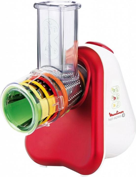 Moulinex Fresh Express + Zerkleinerer (DJ756G), Rot/Weiss