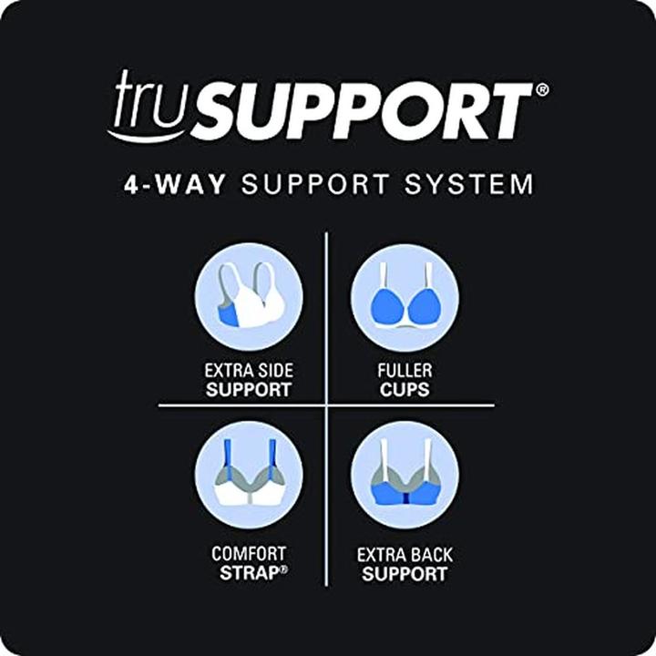 Actual product image Playtex 18 Hour Original Comfort Strap Bra (pack of 2, 36 B)