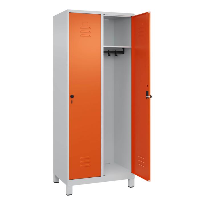 Produktbild C+P Garderobenschrank Classic Plus, Abteilbreite 40 cm, mit Füssen (80 cm, 185 cm)