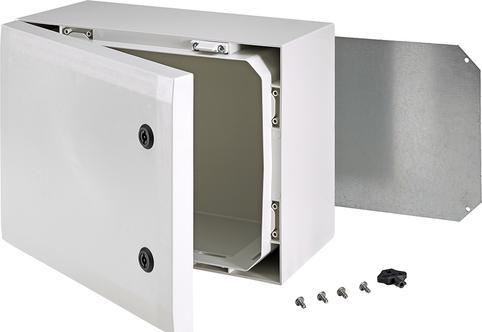 Image du produit Fibox Coffret mural, coffret d'installation 400 x 600 x 210 polycarbonate gris clair (RAL 7035) ARCA (Boîtier)