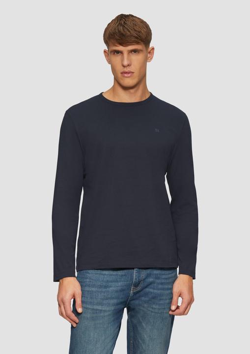 Actual product image S.Oliver T-Shirt Softes Longsleeve aus Jersey mit Logo-Detail (3XL)