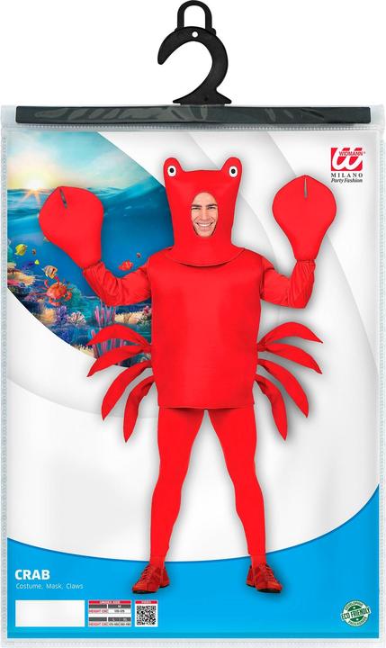 Immagine prodotto Widmann Ve 4 KRABBE (costume, maschera, forbici), XL (XL)