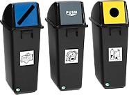 Image du produit VAR Collecteur de déchets recyclables, 58 l, différents modèles (58 l)