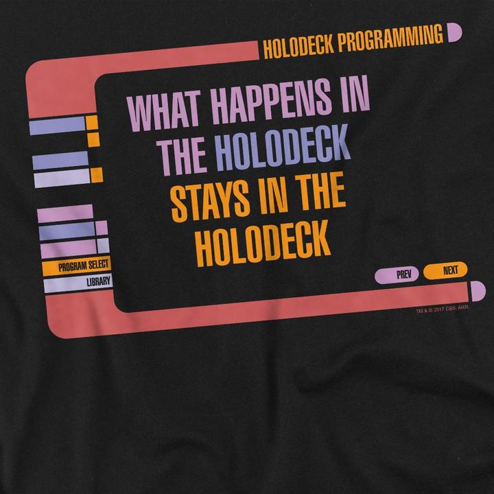 Actual product image Mens Holodeck Secrets T-Shirt (3XL)
