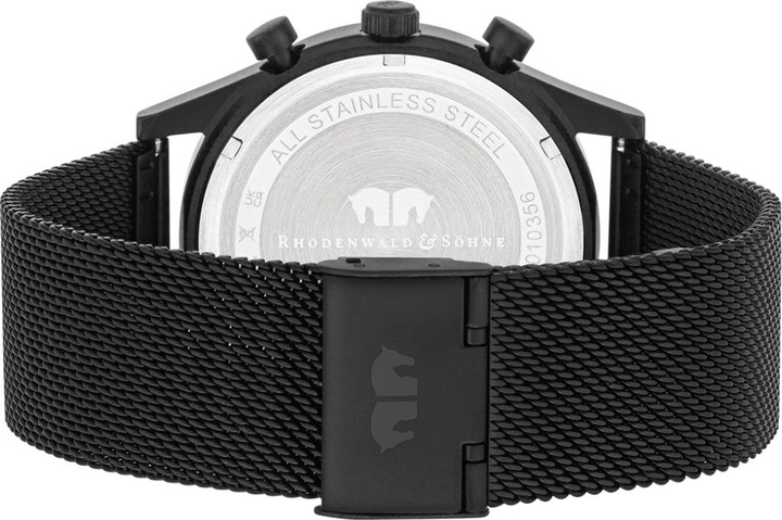 Produktbild Herren Chronograph Goodwill Edelstahl schwarz - 26523 (Chronograph, 43 mm)