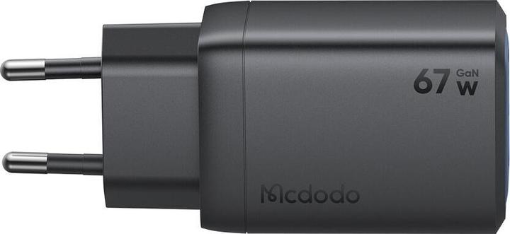 Immagine prodotto Mcdodo - Wall Charger Gana Mini Series (CH-0970) - 2x USB-C, 1x USB-A, 67W, GaN Technology - Black (67 W, 3 porte)