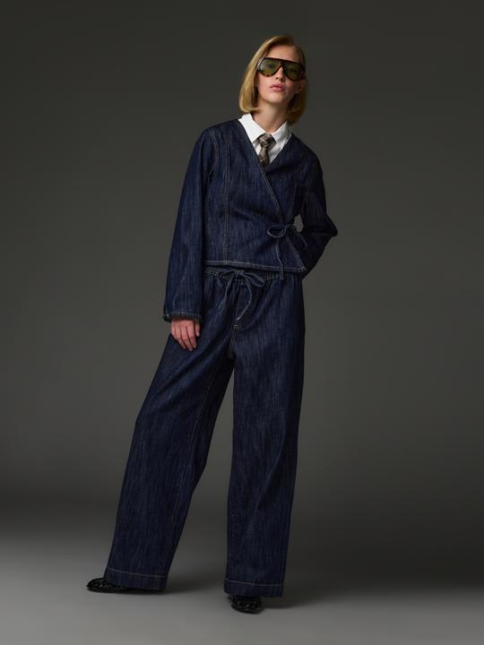 Produktbild Pieces PCGEGGO MW PULL-UP Wide Fit Jeans (32, XS)