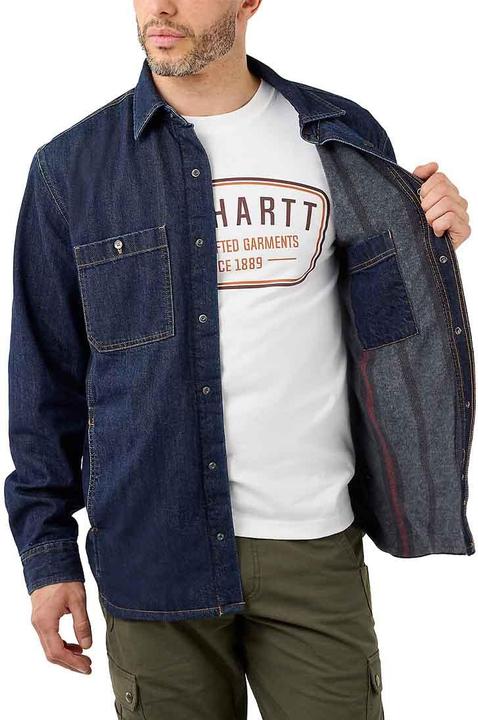 Immagine prodotto Carhartt Camicia in denim foderata in pile e con chiusura a scatto (L)