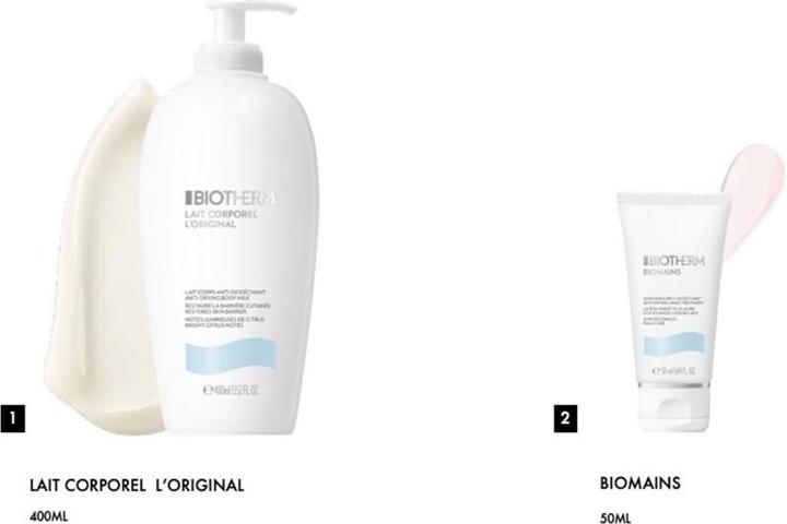 Actual product image Biotherm Body Milk (Body care set)