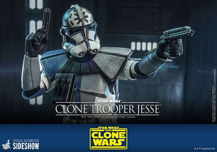 Image du produit Hot Toys Star Wars The Clone Wars figurine 1/6 Clone Trooper Jesse 30 cm