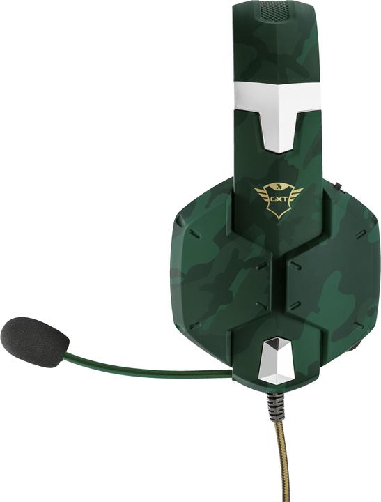 Productafbeelding Trust GXT 322C Gaming Headset groen gecamoufleerd (Bedraad)