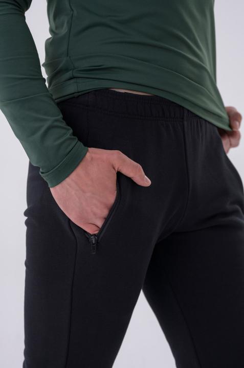 Actual product image Nebbia Slim sweatpants with zip pockets "Re-gain" 320 black (XL)