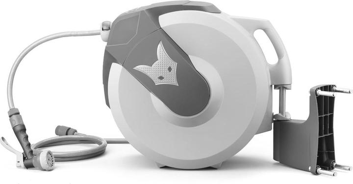 Produktbild Fuxtec Wasserschlauchaufroller 30m rund FX-WSA30G Grau (30 m)