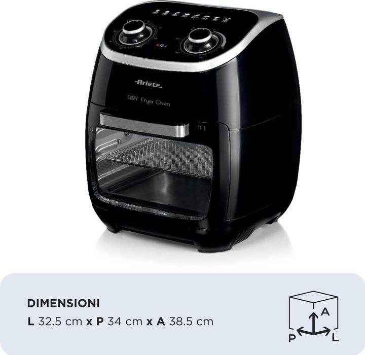 Actual product image Ariete Single stand-alone hot air fryer