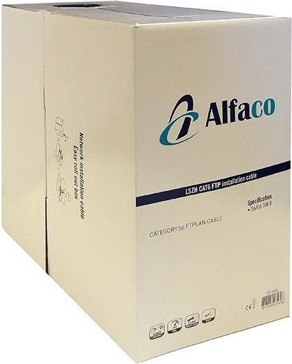 Produktbild OEM Alfaco Cat5E F/UTP solid core cable on reel 305m grey LSZH – (Eca) (F/UTP, CAT5e, 305 m)