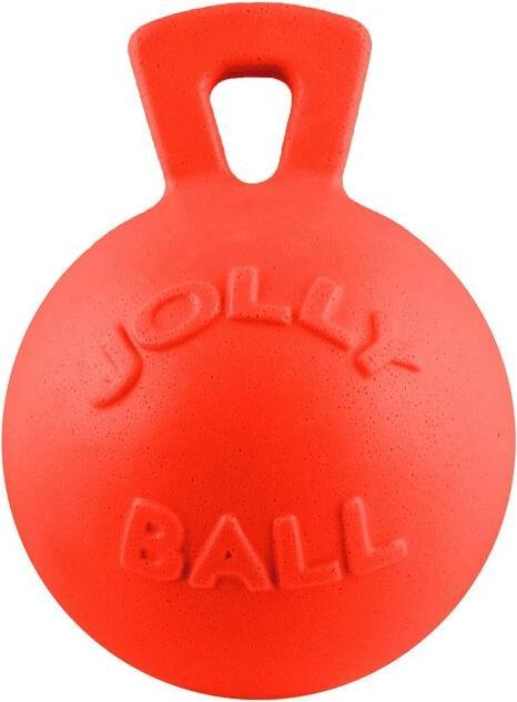 Image du produit Jolly Pets Tug-N-Toss 15cm Orange (Vanilla Smell) - (JOLL045C) (Jouet à balle chien)