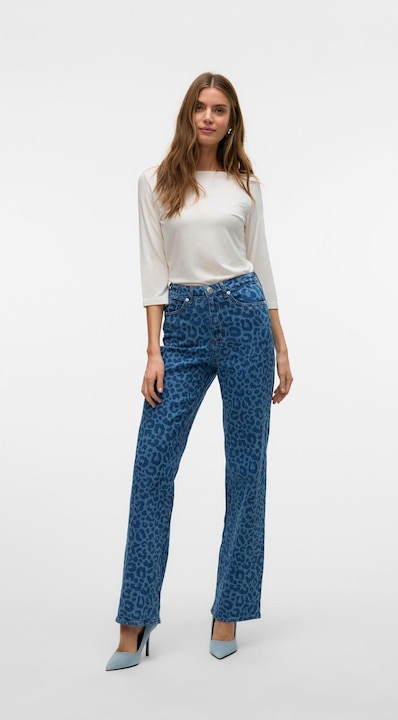 Immagine prodotto Vero Moda VMTESSA Hohe Taille Jeans Weit geschnitten (W26/L34)