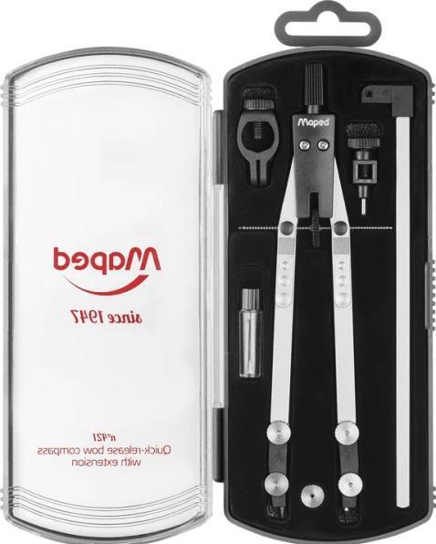 Actual product image Maped Compass box no. 421, black, 5 pieces