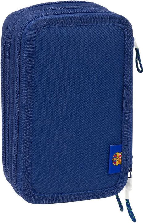 Image du produit FC Barcelona Dreifaches Federmäppchen F.C. Barcelona Marineblau 12,5 x 19,5 x 5,5 cm 37 Stücke