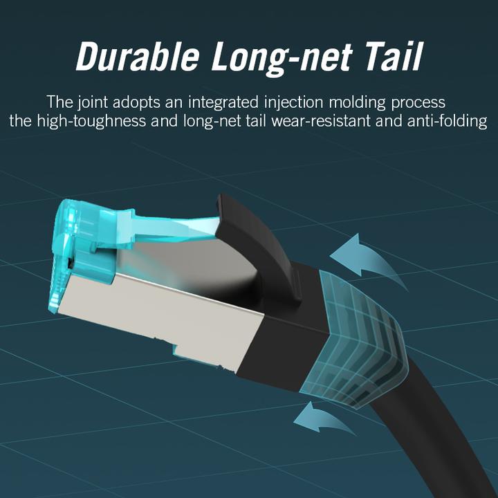 Image du produit Vention Cat.5E FTP Patch Cable 1M Black (1 m)