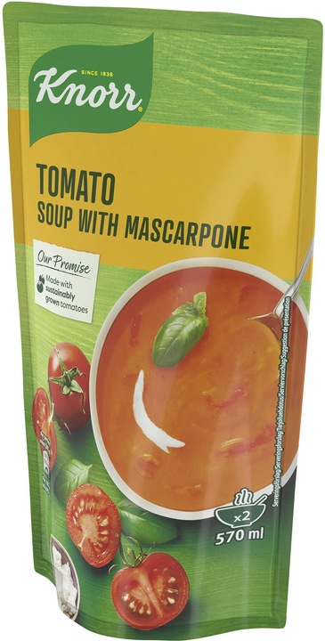 Produktbild Knorr Tomatencremesuppe mit Mascarpone (570 ml)