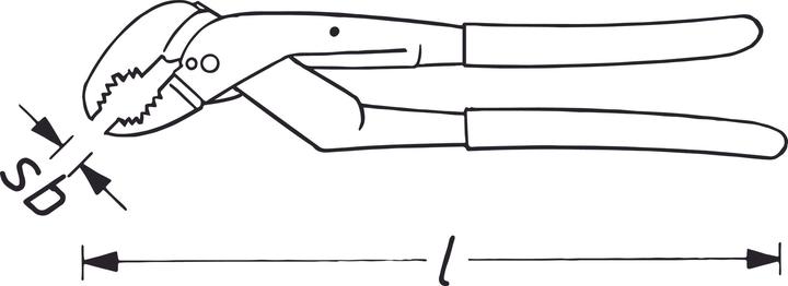 Productafbeelding HAZET Waterpomptang 260 mm 760-2 (260 mm)