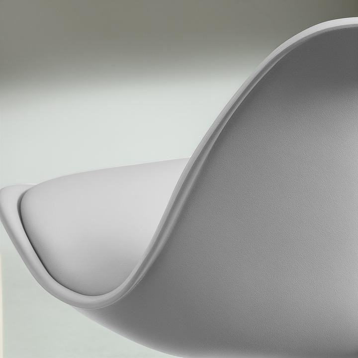 Produktbild Homcom Barhocker Kunstleder Grau