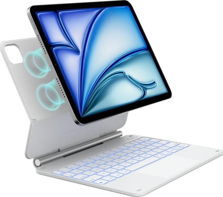 Produktbild Typecase Case Edge with keyboard for iPad Air 11" 2024/2025 white (Apple iPad Air 11 2024, Apple iPad Air 11 2025, Apple iPad Air 11 2026)