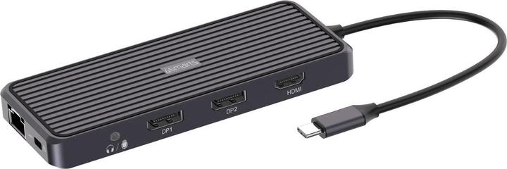 Produktbild 4smarts Dockingstation 6 in 1 Hub USB-C – HDMI/USB-A/DP/RJ-45/3.5mm (USB-C, 6 Ports)