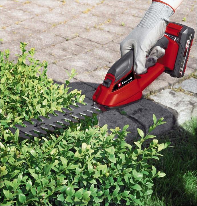 Actual product image Einhell Cordless lawn mower + cordless grass and shrub shears + 2x 2.5 Ah starter kit + cordless (Hedge shears, Lawn mower, Garden machinery spare parts)