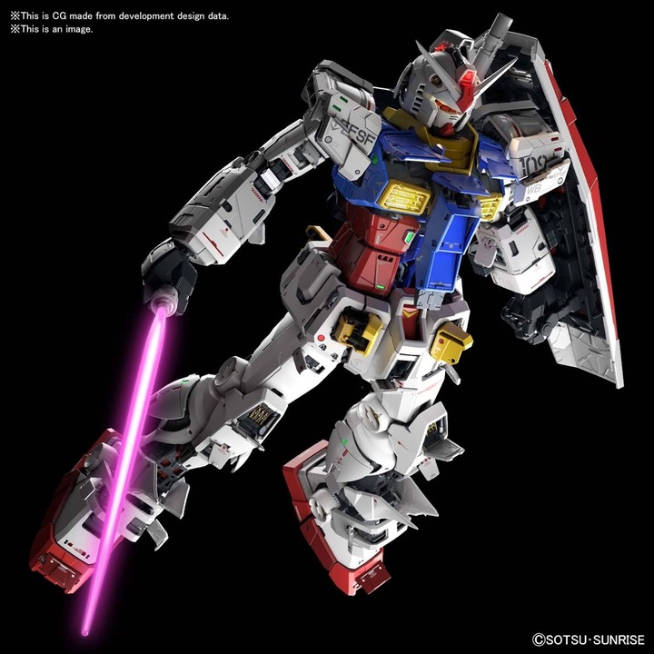 Actual product image Bandai Gundam - Unleashed RX-78-2 Perfect Grade