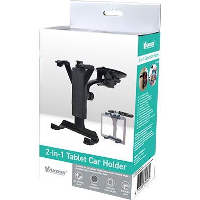 Thumbnail - Vakoss AUTO TABLETTENHALTER 2IN1 ST-2968, Tablet Halterung, Schwarz