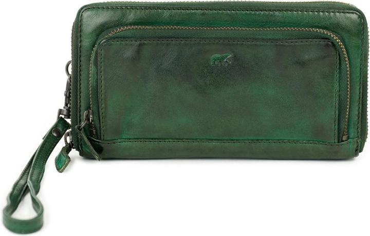 Actual product image Bear Rock Demi Leather Zipper Wallet