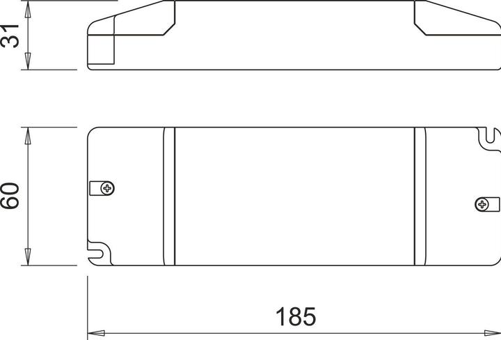 Produktbild Domus LED-Netzgerät SLD75, 24 V/DC, dimmbar, 9-fach Verteiler, Leistung 75 W
