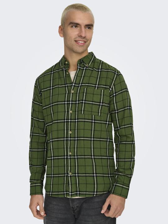 Produktbild Only & Sons Onsral Ls Slim Check Shirt (XS)