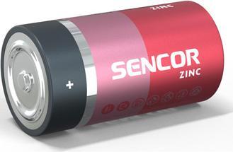 Produktbild Sencor Einmal Zinkchlorid Batterie D, 2-pack (2 Stk., D)