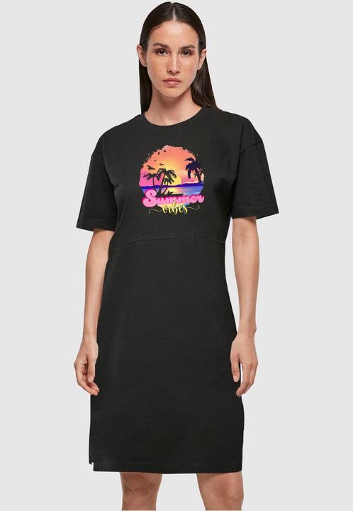 Produktbild Merchcode Ladies Summer Vibes Sunset Oversized Slit Tee Dress - 118975 (XL)