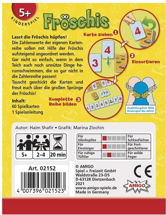 Produktbild Amigo Fröschis (Deutsch, Französisch, Italienisch)